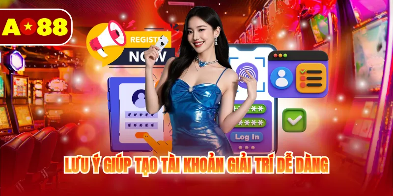 Đăng Ký AO88 - Hướng Tạo Tài Khoản Nhanh, Nhận 88k 3 Lưu ý giúp tạo tài khoản giải trí dễ dàng